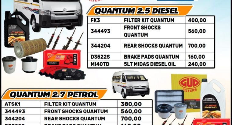 Winter Taxi Sale at Modimolle Spares!