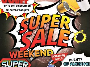 SUPER SALE Weekend 25-27 June!