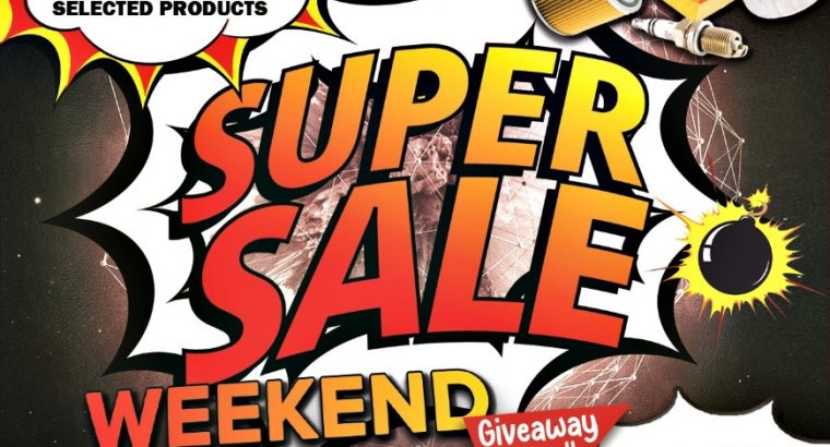 SUPER SALE Weekend 25-27 June!