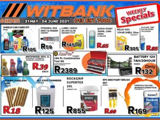 Weekly Specials now on at Midas Witbank!