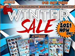 Winter Sale now on at Midas Witbank!