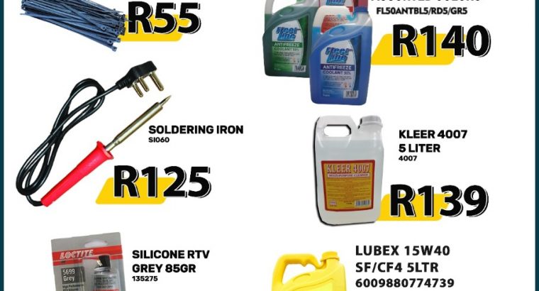 Kliprivier Auto Spares Workshop Specials 15-30 June 2021