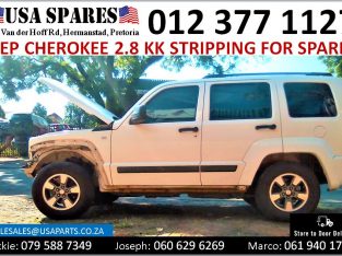 Jeep Cherokee 2.8 KK 2008-2012 stripping for used spares