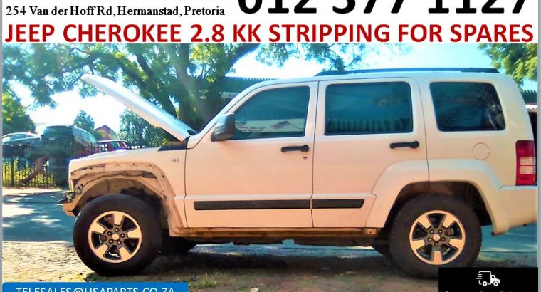 Jeep Cherokee 2.8 KK 2008-2012 stripping for used spares