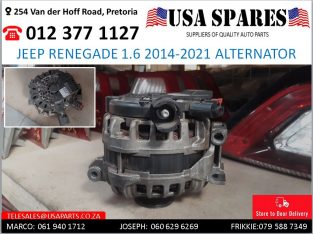 Jeep Renegade 1.6 2014-21 used alternator for sale