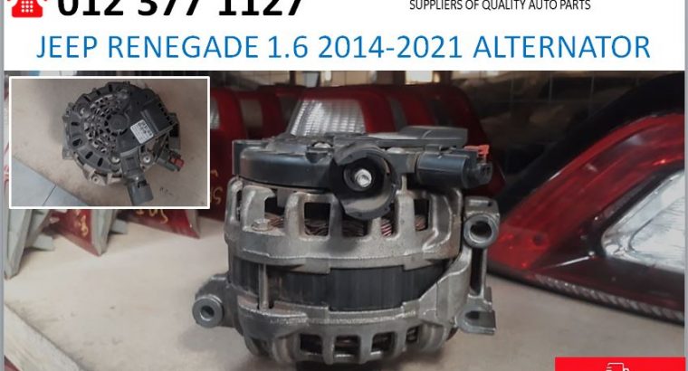 Jeep Renegade 1.6 2014-21 used alternator for sale