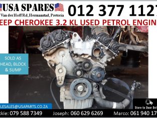 Jeep Cherokee 3.2 KL used petrol engine for sale