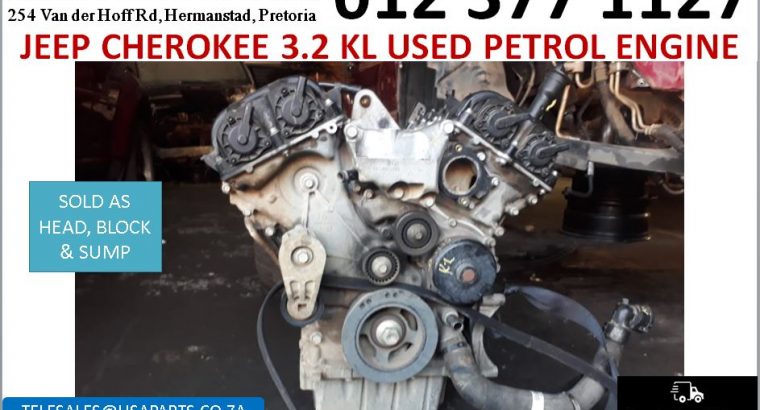 Jeep Cherokee 3.2 KL used petrol engine for sale