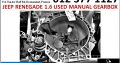 Jeep Renegade 1.6 2014-21 used manual gearbox for sale