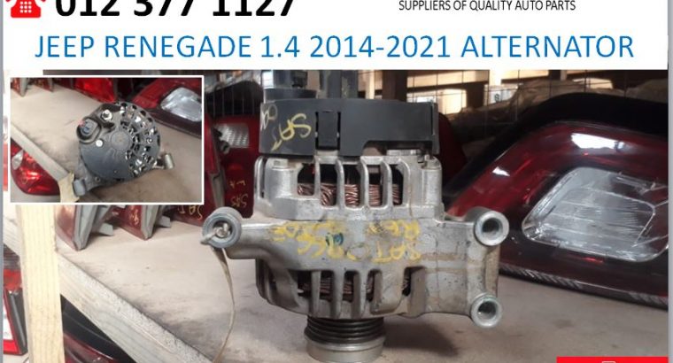 Jeep Renegade 1.4 2014-21 used alternator for sale