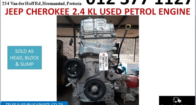 Jeep Cherokee 2.4 KL used petrol engine for sale