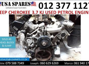 Jeep Cherokee 3.7 KJ used petrol engine for sale