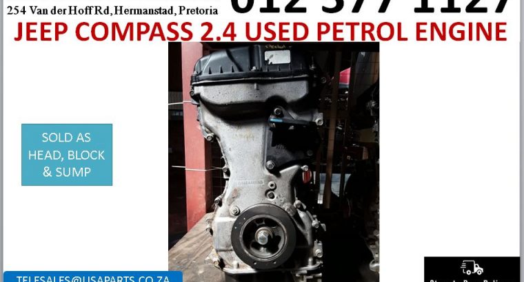Jeep Compass 2.4 used petrol engine for sale