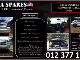 Dodge Caliber 1.8 used body spares for sale