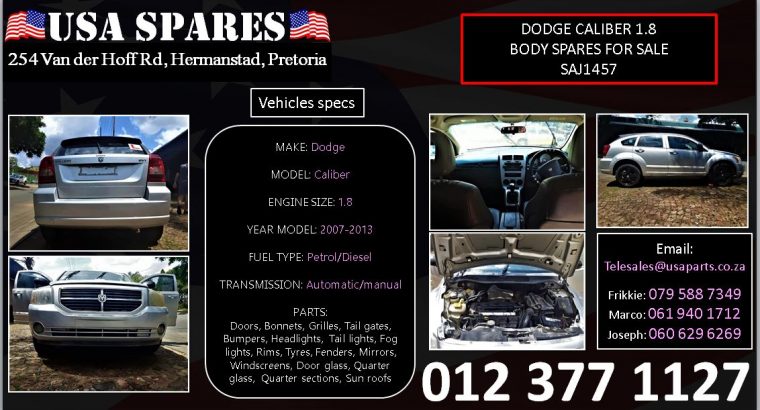 Dodge Caliber 1.8 used body spares for sale