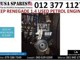 Jeep Renegade 1.4 used petrol engine for sale