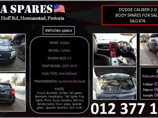 Dodge Caliber 2.0 used body spares for sale