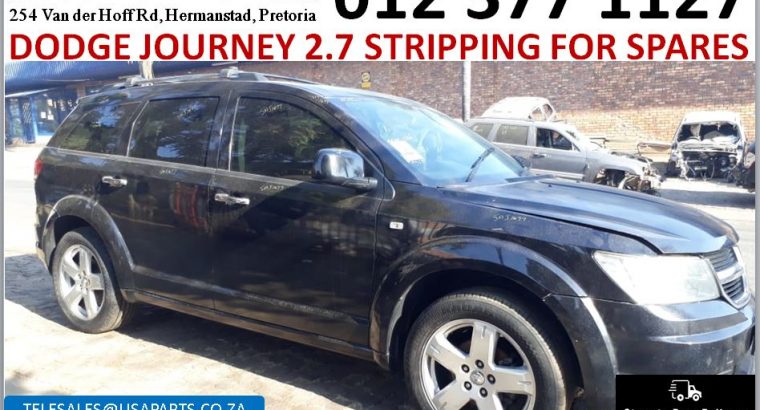 Dodge Journey 2.7 2007-2015 stripping for used spares