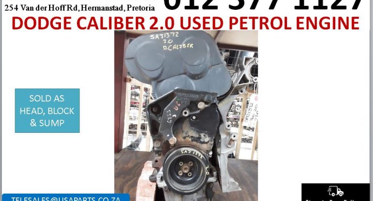 Dodge Caliber 2.0 used petrol engine for sale