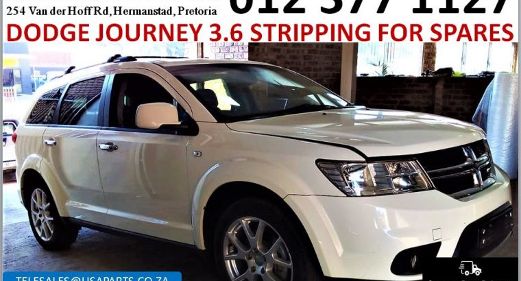 Dodge Journey 3.6 2007-2015 stripping for used spares