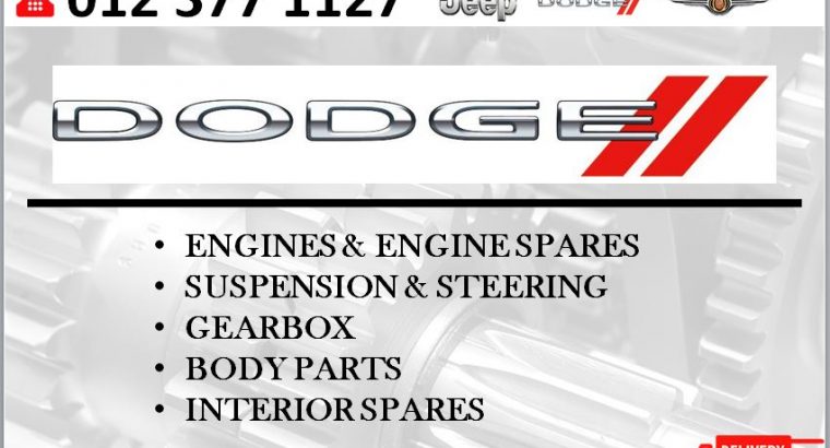 Various Dodge new and used spare parts for sale