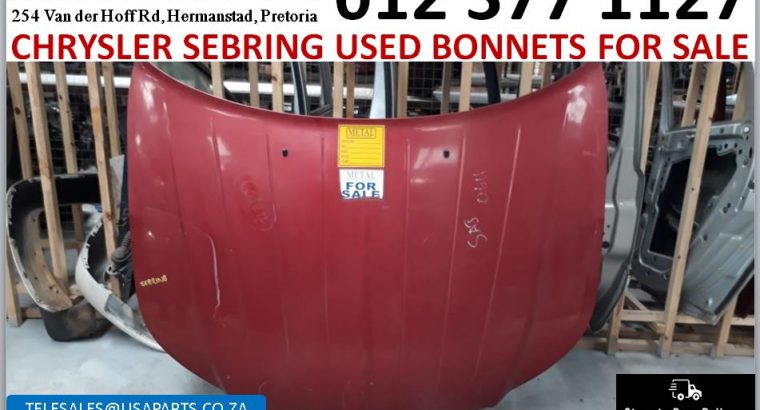 Chrysler Sebring 2.4/2.7 2005-13 used bonnets for sale