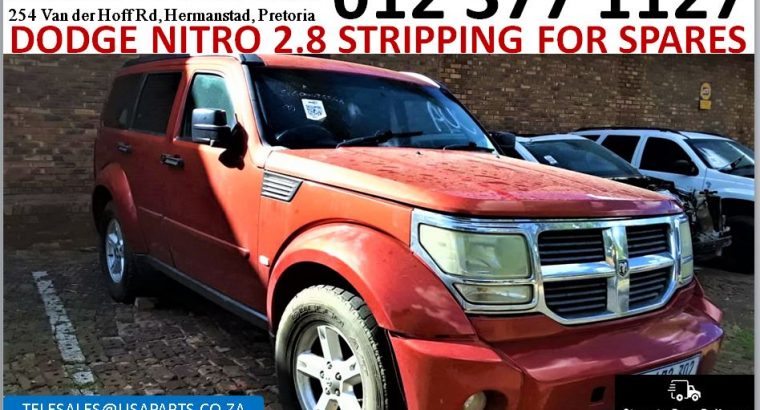 Dodge Nitro 2.8 2007-2013 stripping for used spares