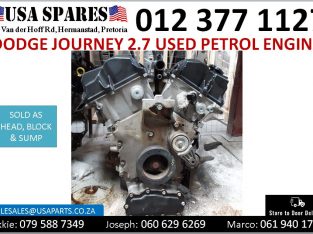 Dodge Journey 2.7 used petrol engine for sale