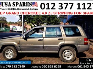 Jeep Grand Cherokee 4.0 ZJ 1992-1998 stripping for used spares