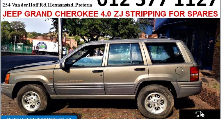 Jeep Grand Cherokee 4.0 ZJ 1992-1998 stripping for used spares