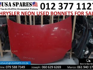 Chrysler Neon 2.0 2000-05 used bonnets for sale