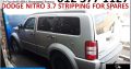 Dodge Nitro 3.7 2007-2013 stripping for used spares