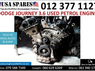 Dodge Journey 3.6 used petrol engine for sale