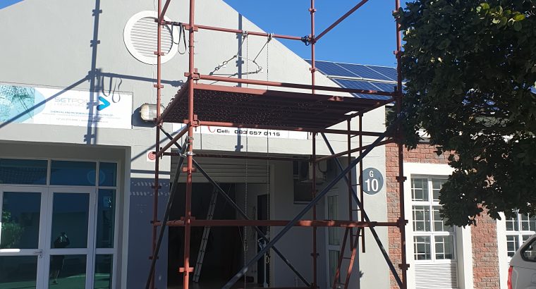 Scaffold erectors and inspectors Safety courses Cape town Montagu