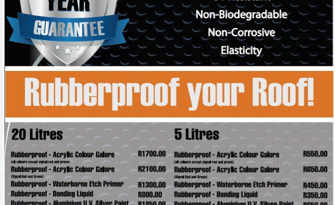 Rubberproof Waterproofing Solution