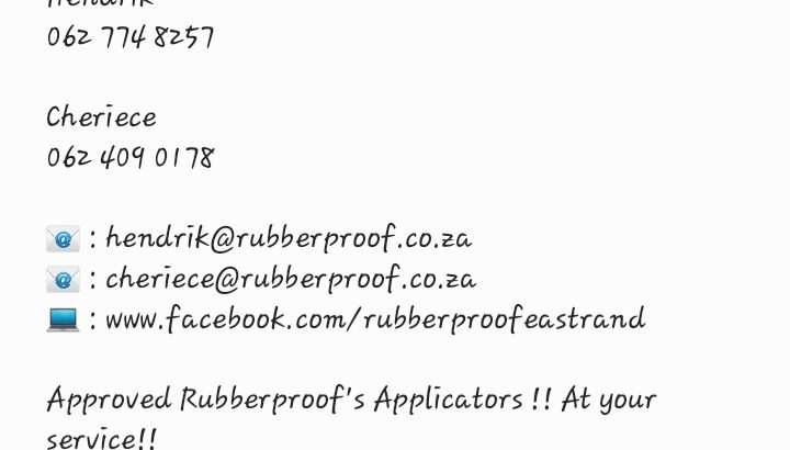 Rubberproof Waterproofing Solution