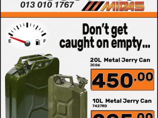 Metal Jerry Cans Discounter Midas!