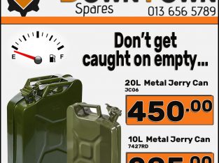Metal Jerry Cans Downtown Spares!