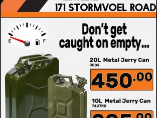 Metal Jerry Cans East-Lynne Midas!