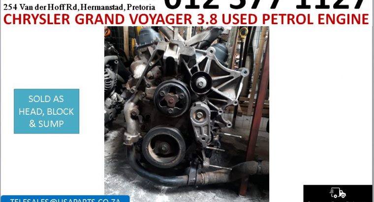 Chrysler Grand Cherokee 3.8 used petrol engine for sale