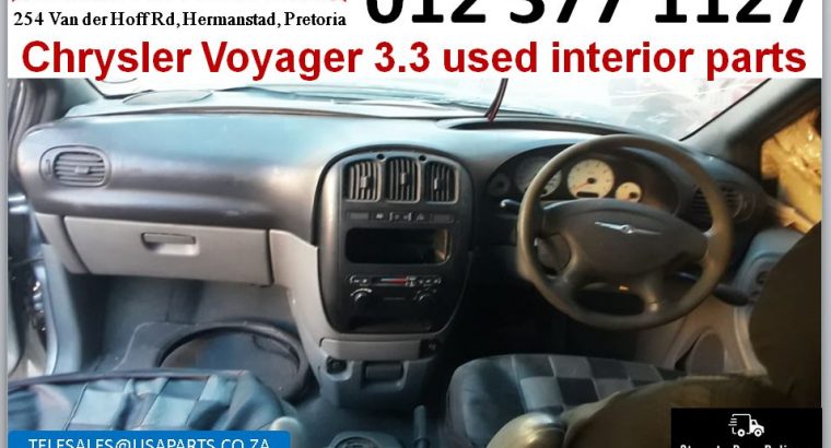 Chrysler Voyager 3.3 2002-2007 used interior parts for sale