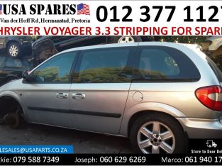 Chrysler Voyager 3.3 2003-2007 stripping for used spares