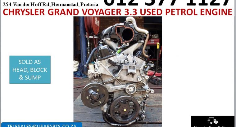 Chrysler Grand Cherokee 3.3 used petrol engine for sale