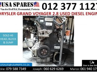 Chrysler Grand Cherokee 2.8 used diesel engine for sale