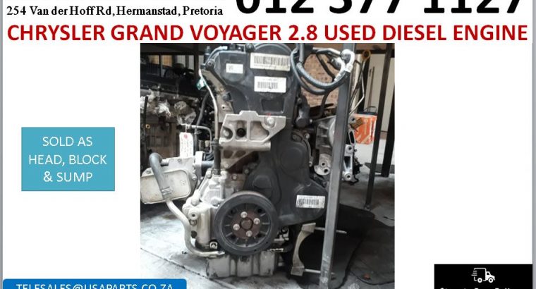 Chrysler Grand Cherokee 2.8 used diesel engine for sale