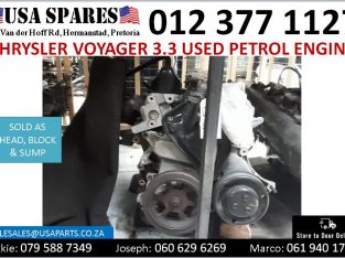 Chrysler Voyager 3.3 used petrol engine for sale