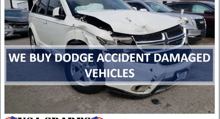 We buy Dodge non-runners and runners for used parts