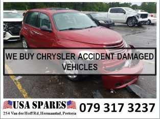 We buy Chrysler non-runners and runners for used parts