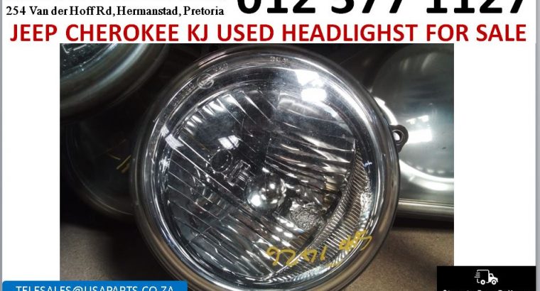 Jeep Cherokee 2.4/2.8/3.7 KJ 2002-07 used headlights for sale