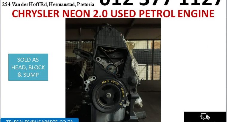 Chrysler Neon 2.0 used petrol engine for sale